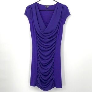 Express Size CS Plum Purple Body-con Form Fitting Dress